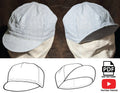 Cycling Cap PDF Sewing Pattern and Instructions Digital (With Video Tutorial)